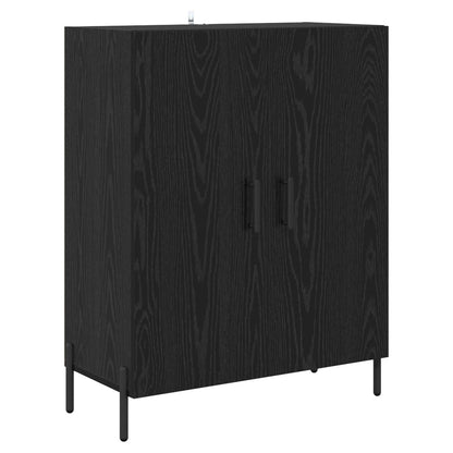 Highboard Black Oak 69.5 x 34 x 180 cm Engineered Wood