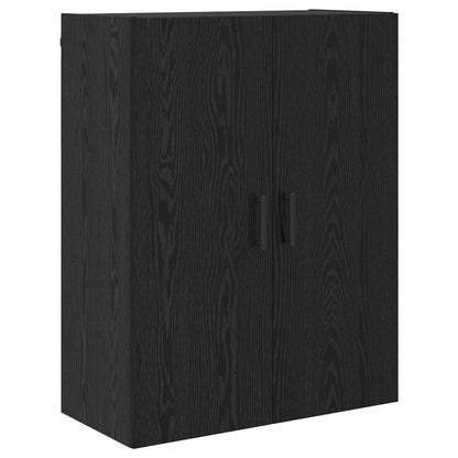 Highboard Black Oak 69.5 x 34 x 180 cm Engineered Wood