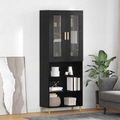 Highboard Black Oak 69.5 x 34 x 180 cm