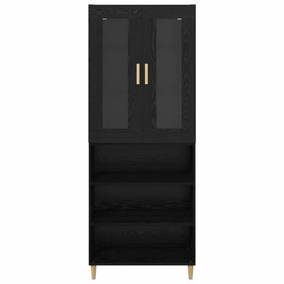 Highboard Black Oak 69.5 x 34 x 180 cm