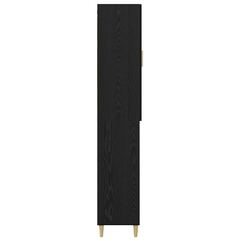 Highboard Black Oak 69.5 x 34 x 180 cm