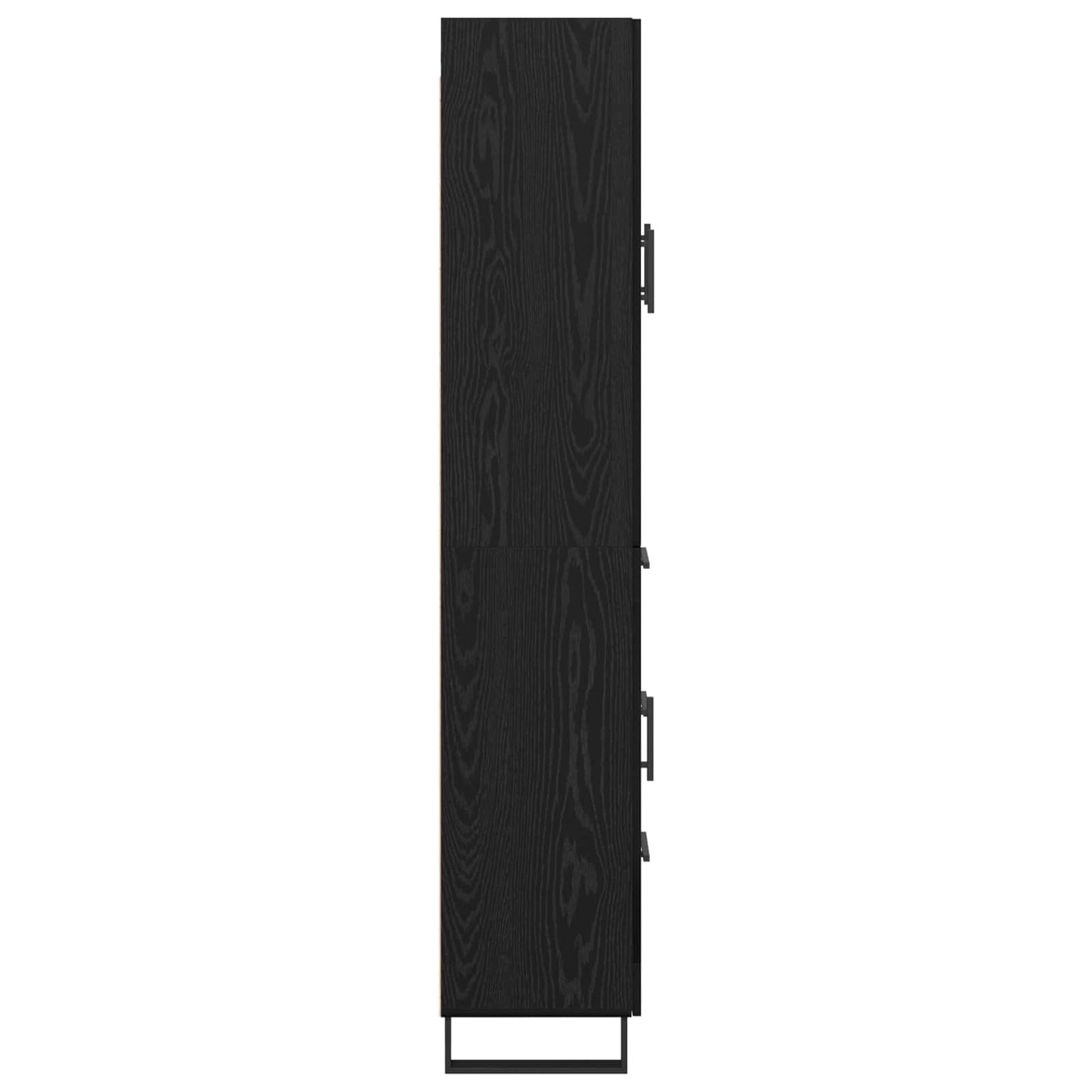 Highboard with Drawer 2 pcs Black Oak 69.5 x 34 x 180 cm