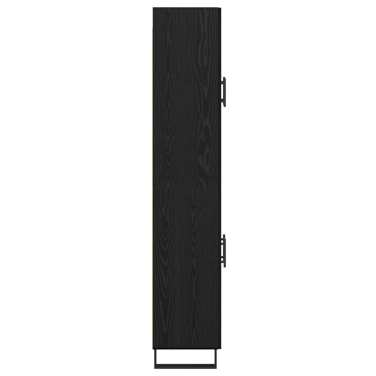 Highboard Black Oak 69.5 x 34 x 180 cm Engineered Wood