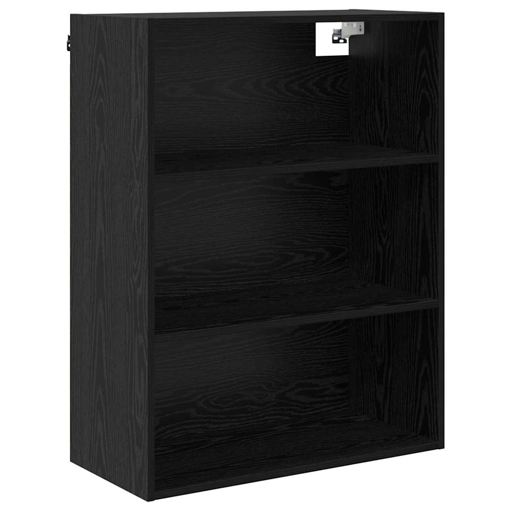 Highboard Black Oak 69.5 x 32.5 x 180 cm Engineered Wood