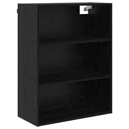 Highboard Black Oak 69.5 x 32.5 x 180 cm Engineered Wood