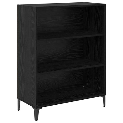 Highboard Black Oak 69.5 x 34 x 180 cm Engineered Wood