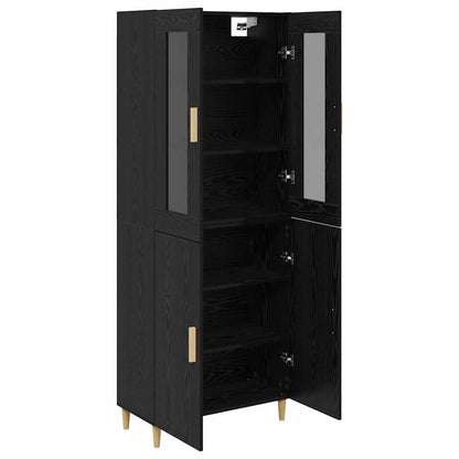 Highboard Black Oak 69.5 x 34 x 180 cm