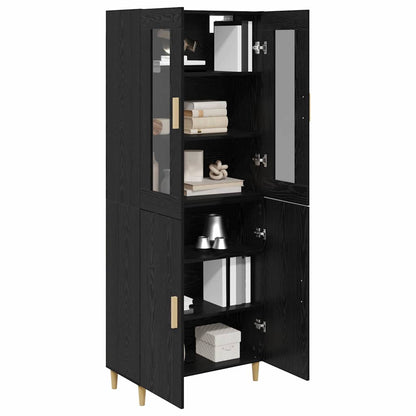 Highboard Black Oak 69.5 x 34 x 180 cm