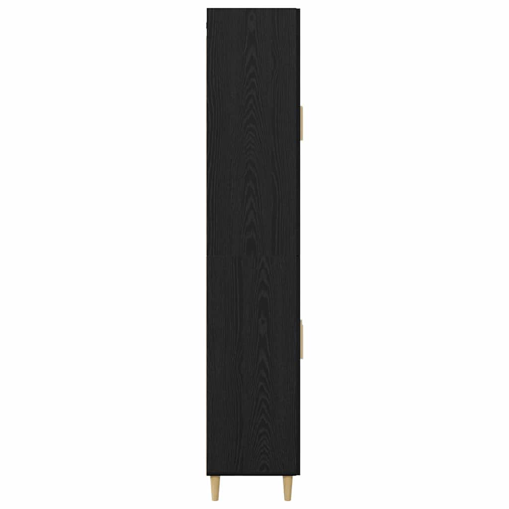 Highboard Black Oak 69.5 x 34 x 180 cm