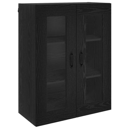 Highboard Black Oak 69.5 x 34 x 180 cm Engineered Wood