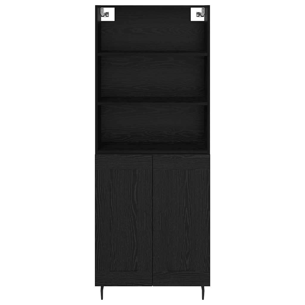 Highboard Black Oak 69.5 x 34 x 180 cm