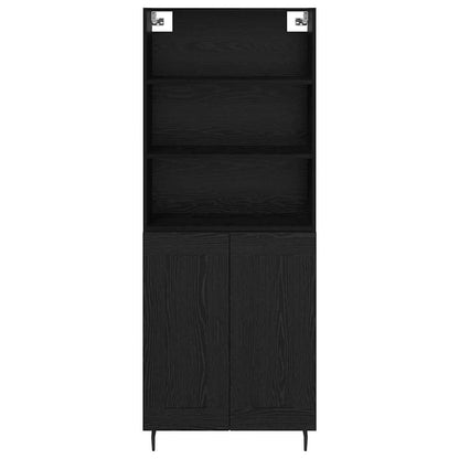 Highboard Black Oak 69.5 x 34 x 180 cm
