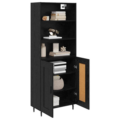 Highboard Black Oak 69.5 x 34 x 180 cm