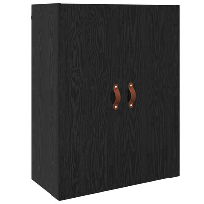 Highboard Black Oak 69.5 x 34 x 180 cm Engineered Wood