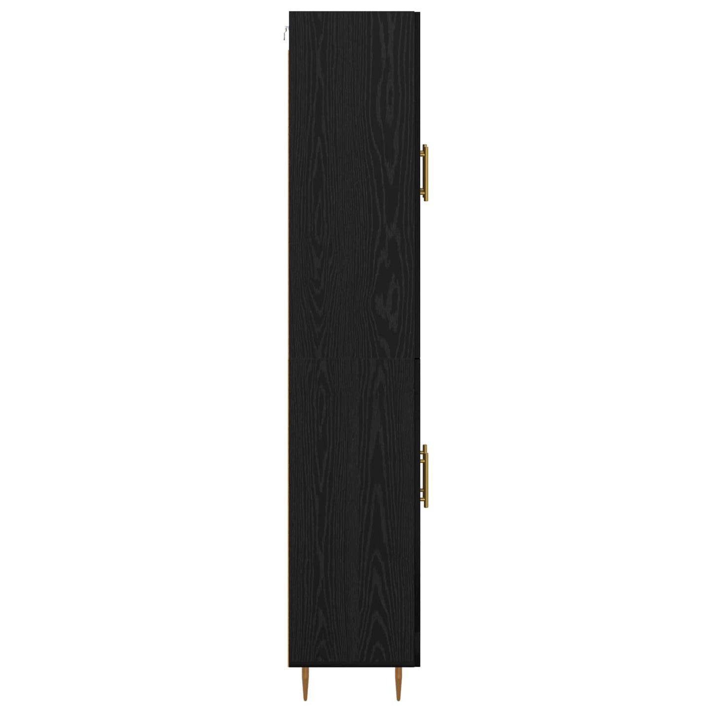 Highboard Black Oak 69.5 x 34 x 180 cm Engineered Wood