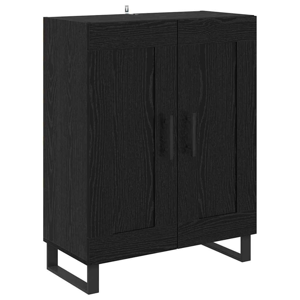 Highboard 2 pcs Black Oak 69.5 x 34 x 180 cm