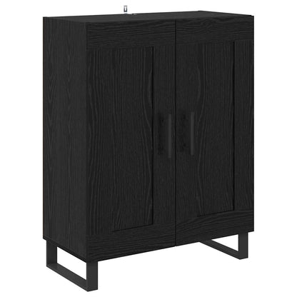 Highboard 2 pcs Black Oak 69.5 x 34 x 180 cm