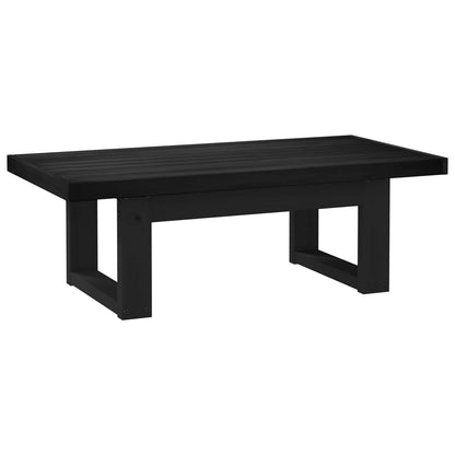 Coffee Table NOAIN Black 119 x 60 x 40 cm Solid Pine Wood