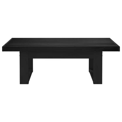 Coffee Table NOAIN Black 119 x 60 x 40 cm Solid Pine Wood