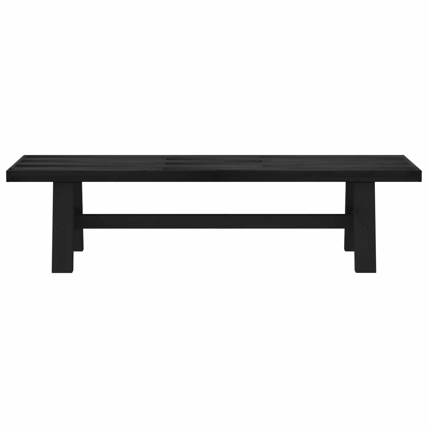 Dining Bench NOAIN 180 x 41 x 45 cm Solid Pine Wood Black