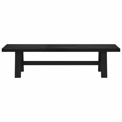 Dining Bench NOAIN 180 x 41 x 45 cm Solid Pine Wood Black