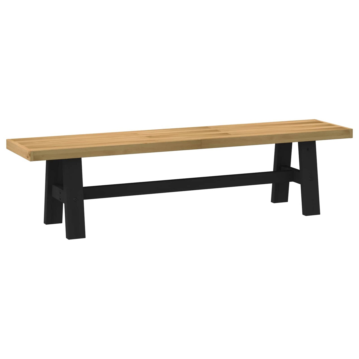 Dining Bench NOAIN 160 x 41 x 45 cm Solid Pine Wood Natural