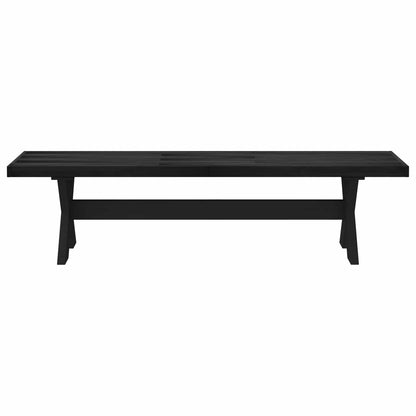 Dining Bench NOAIN 160 x 41 x 45 cm Solid Pine Wood Black