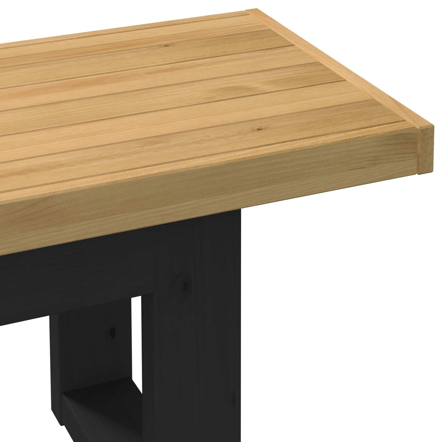 Dining Bench NOAIN 160 x 41 x 45 cm Solid Pine Wood Natural