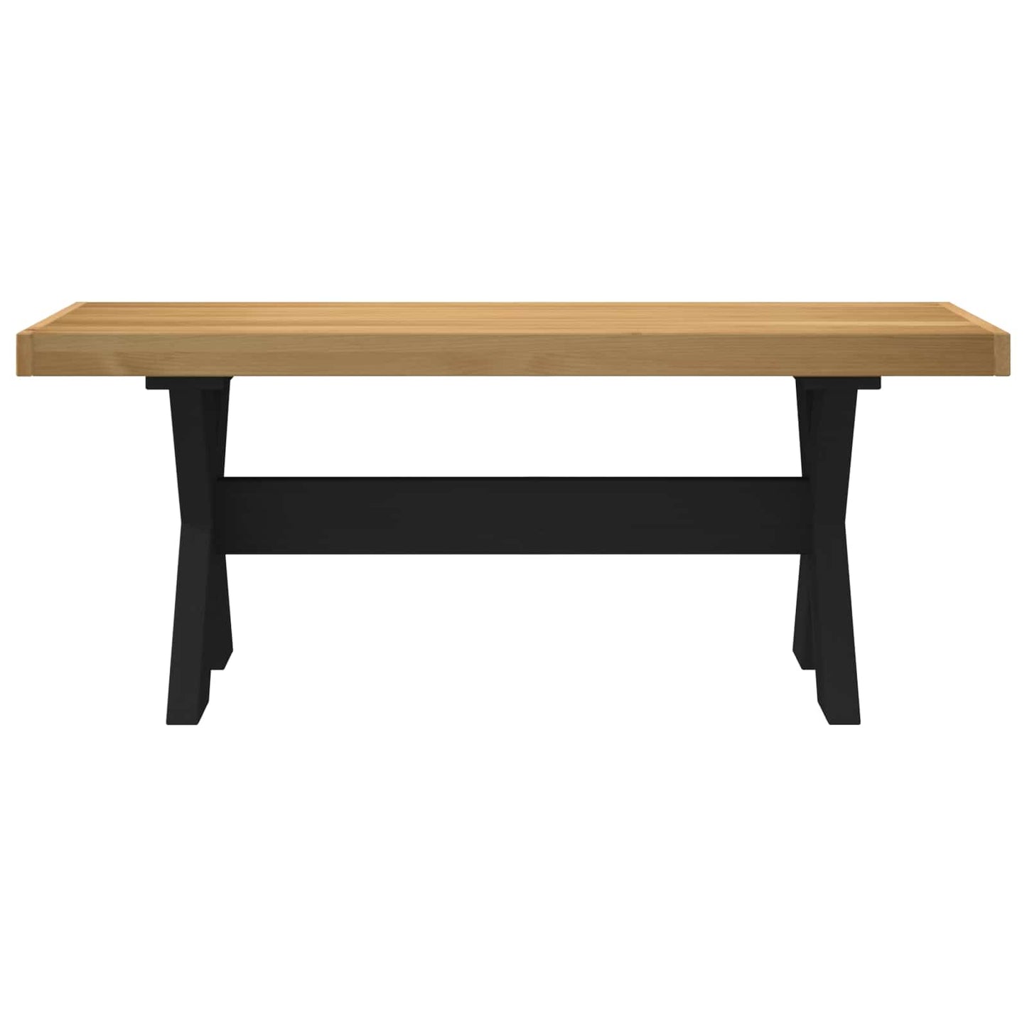 Dining Bench NOAIN 120 x 41 x 45 cm Solid Pine Wood Natural
