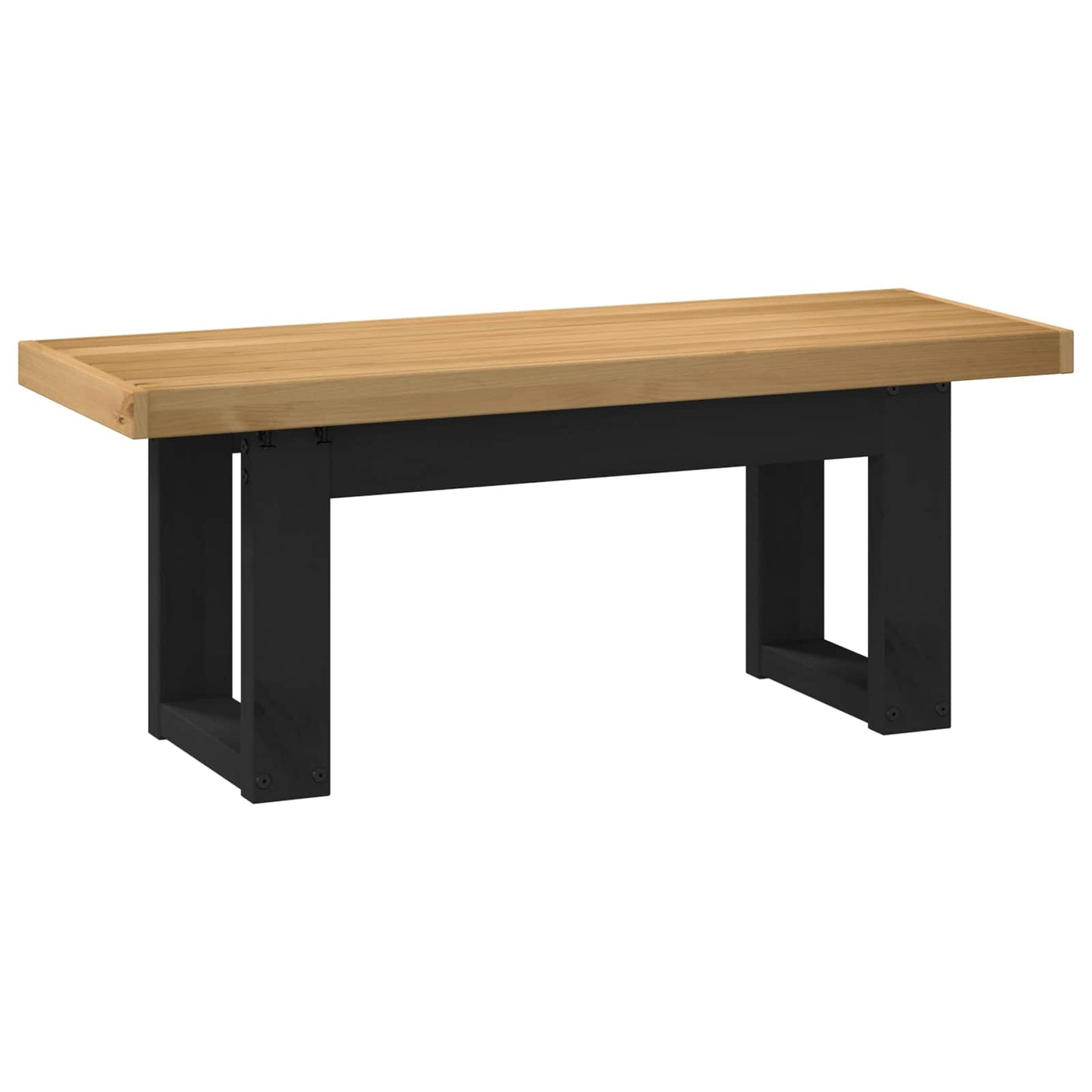 Dining Bench NOAIN 120 x 41 x 45 cm Solid Pine Wood Natural