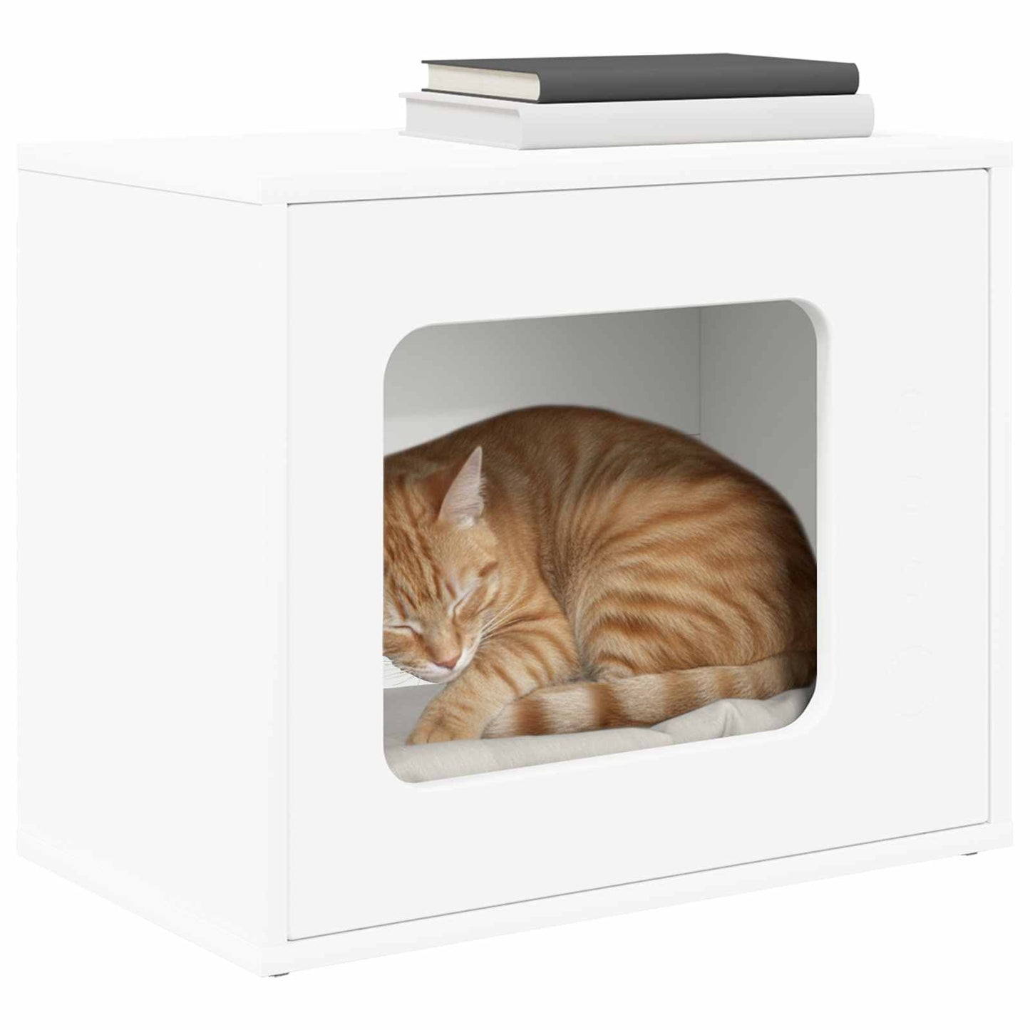 Cat House White 51 x 30 x 42.5 cm Engineered Wood