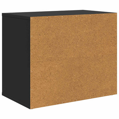 Cat House Black 51 x 30 x 42.5 cm Engineered Wood
