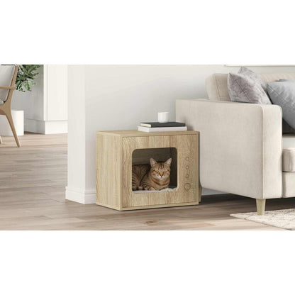 Cat House Sonoma 51 x 30 x 42.5 cm Engineered Wood