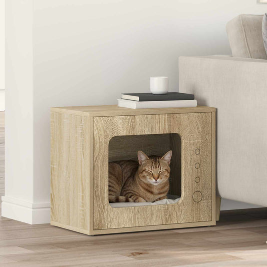 Cat House Sonoma 51 x 30 x 42 cm Engineered Wood