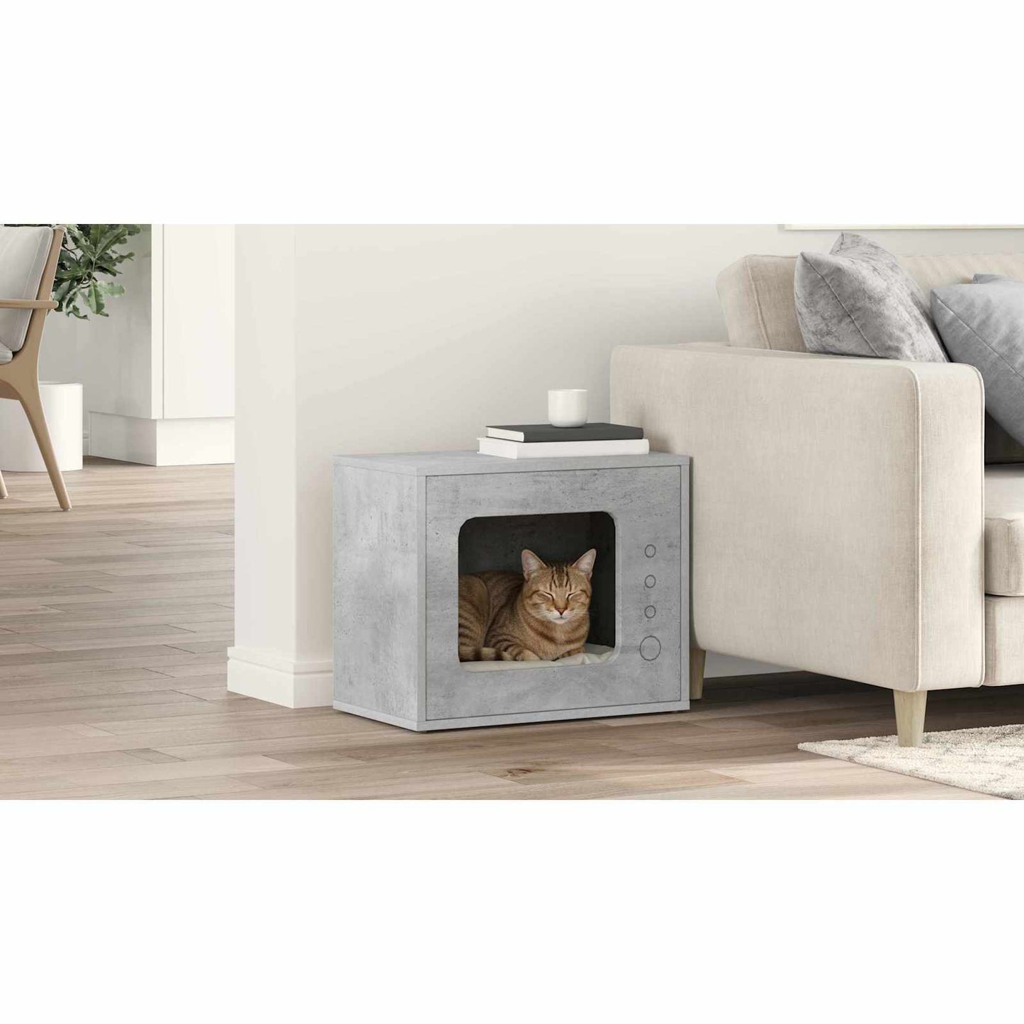 Cat House Concerte 51 x 30 x 42.5 cm Engineered Wood