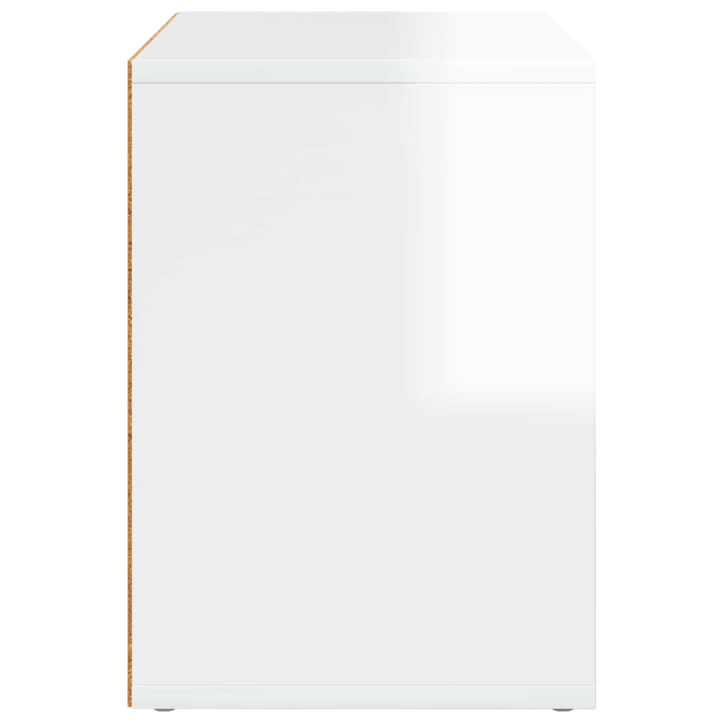 Cat House Gloss White 51 x 30 x 42.5 cm Engineered Wood