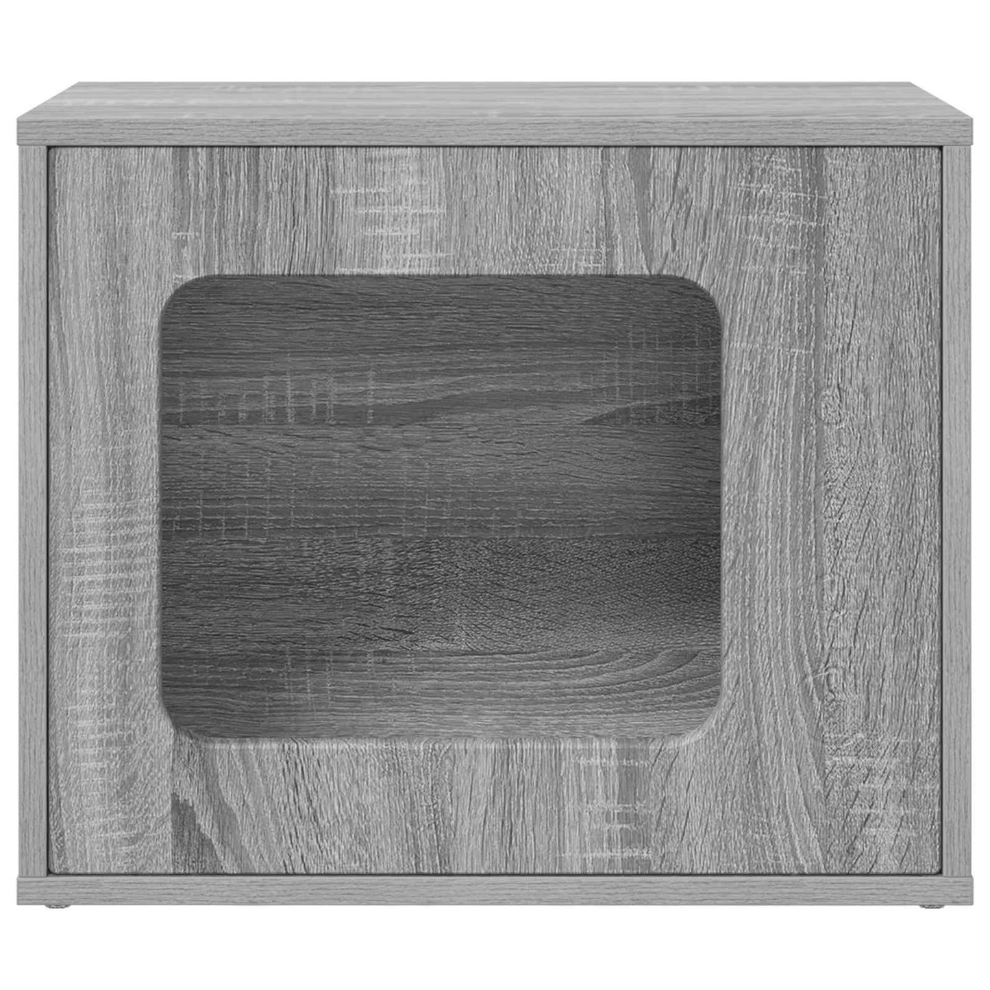 Cat House Grey Sonoma 51 x 30 x 42.5 cm Engineered Wood