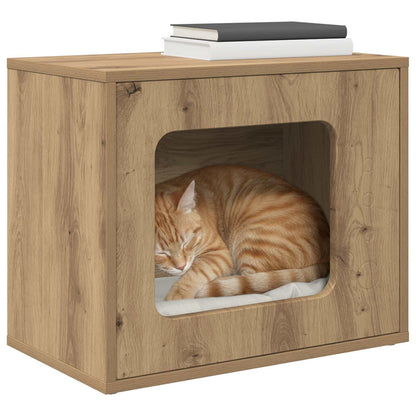 Cat House Artisian Oak 51 x 30 x 42.5 cm Engineered Wood
