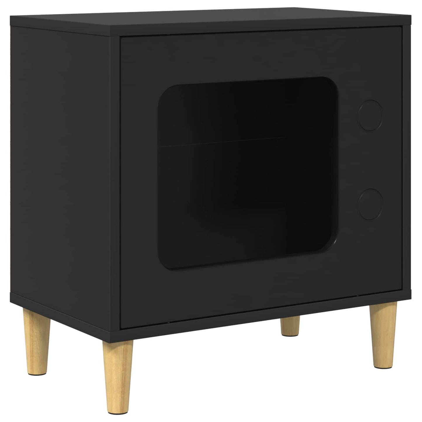 Cat House Black 51 x 30 x 52 cm Engineered Wood