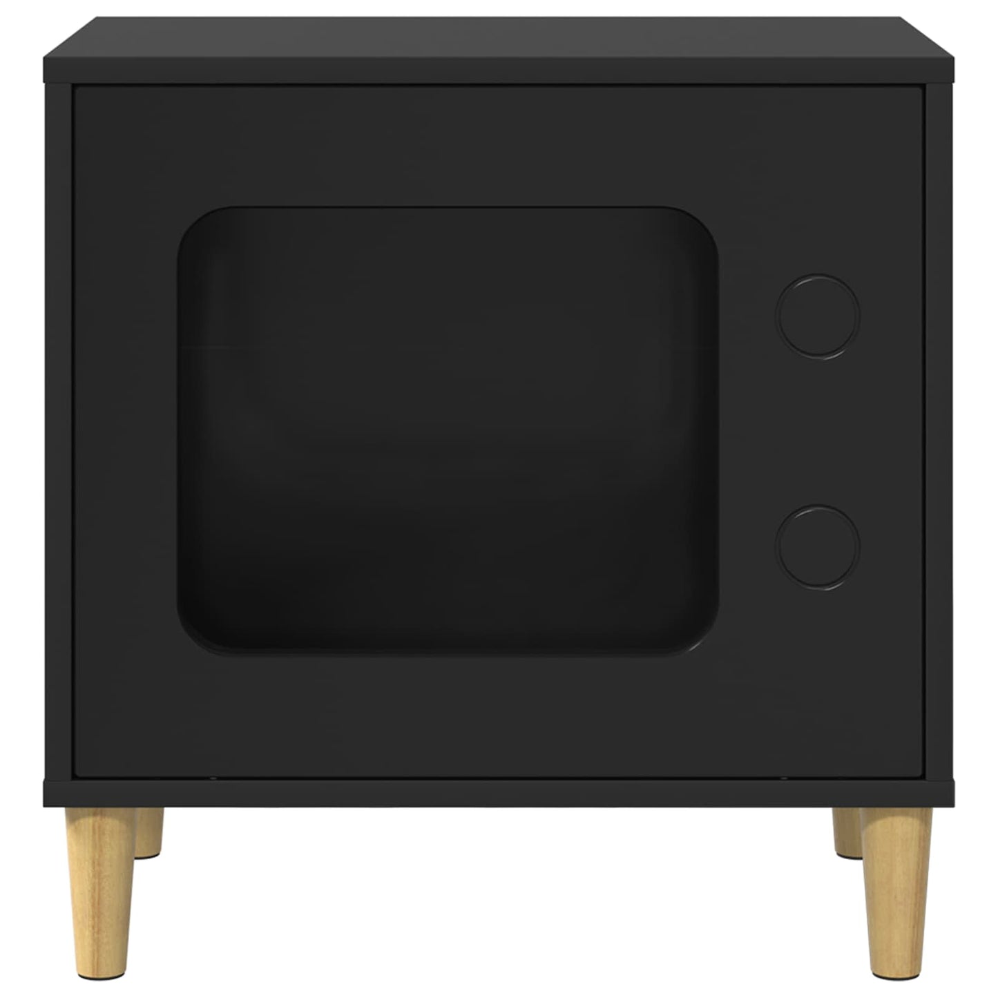Cat House Black 51 x 30 x 52 cm Engineered Wood