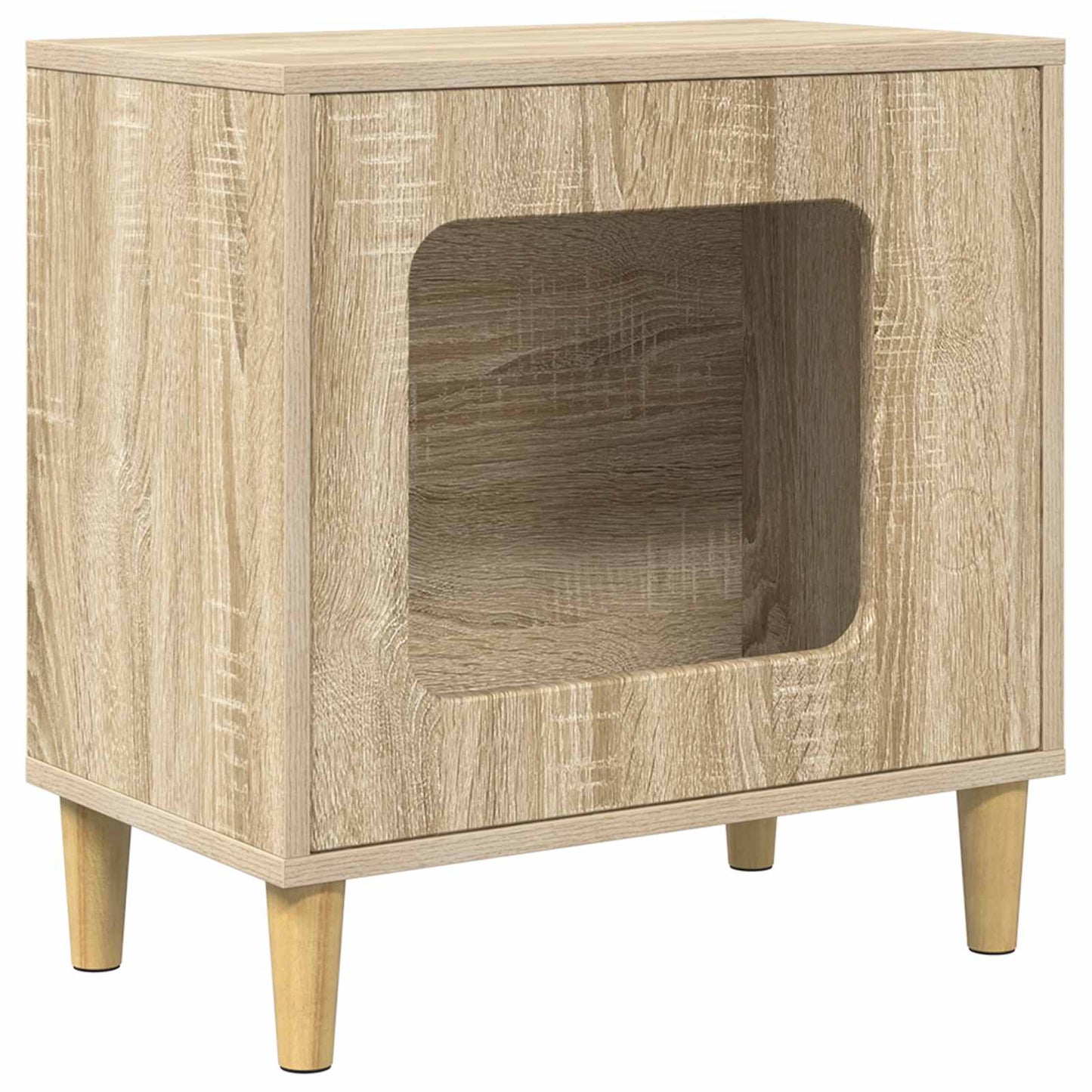 Cat House Sonoma 51 x 30 x 52 cm Engineered Wood