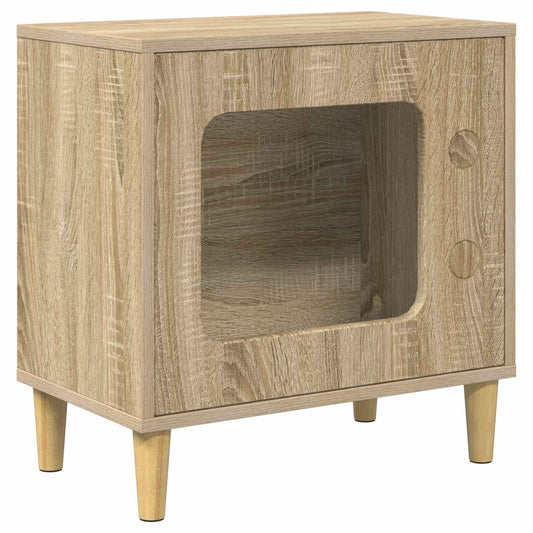 Cat House Sonoma 51 x 30 x 52 cm Engineered Wood
