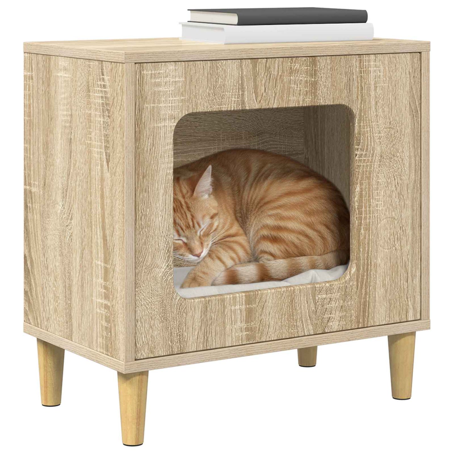 Cat House Sonoma 51 x 30 x 52 cm Engineered Wood