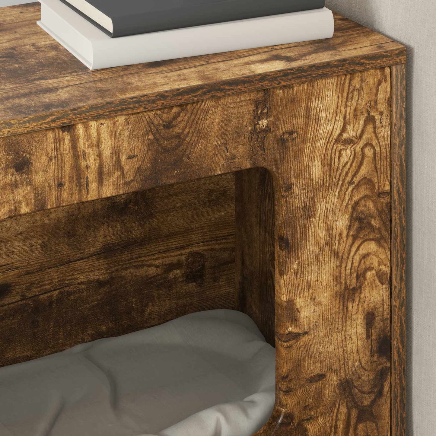 Cat House Smoked Oak 51 x 30 x 52 cm Engineered Wood