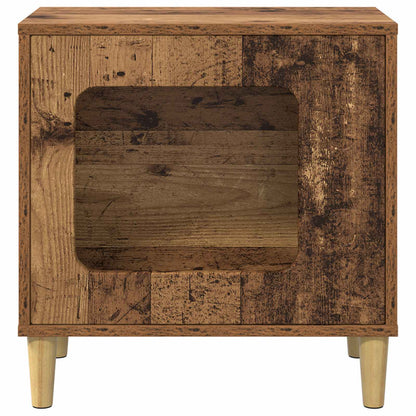 Cat House Old Wood 51 x 30 x 52 cm Engineered Wood