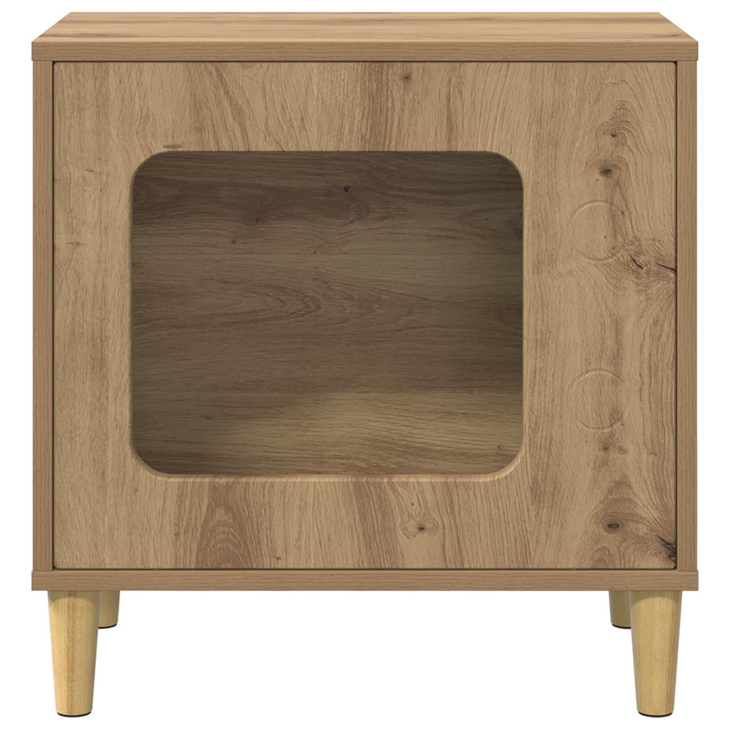 Cat House Artisian Oak 51 x 30 x 52 cm Engineered Wood