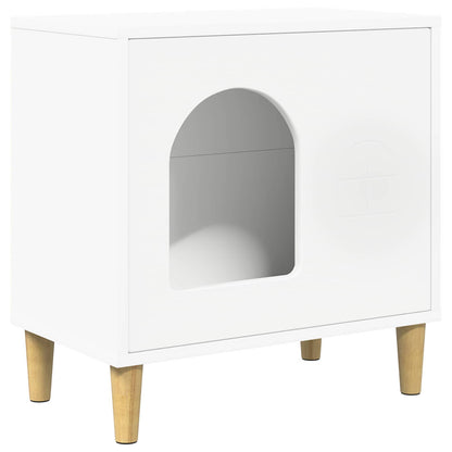 Cat House White 51 x 30 x 52 cm Engineered Wood