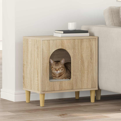 Cat House Sonoma 51 x 30 x 52 cm Engineered Wood