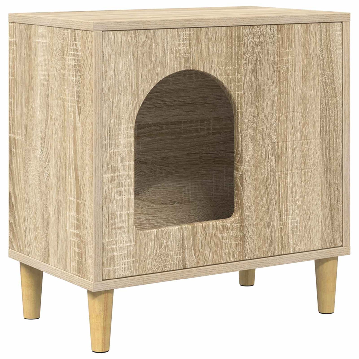 Cat House Sonoma 51 x 30 x 52 cm Engineered Wood