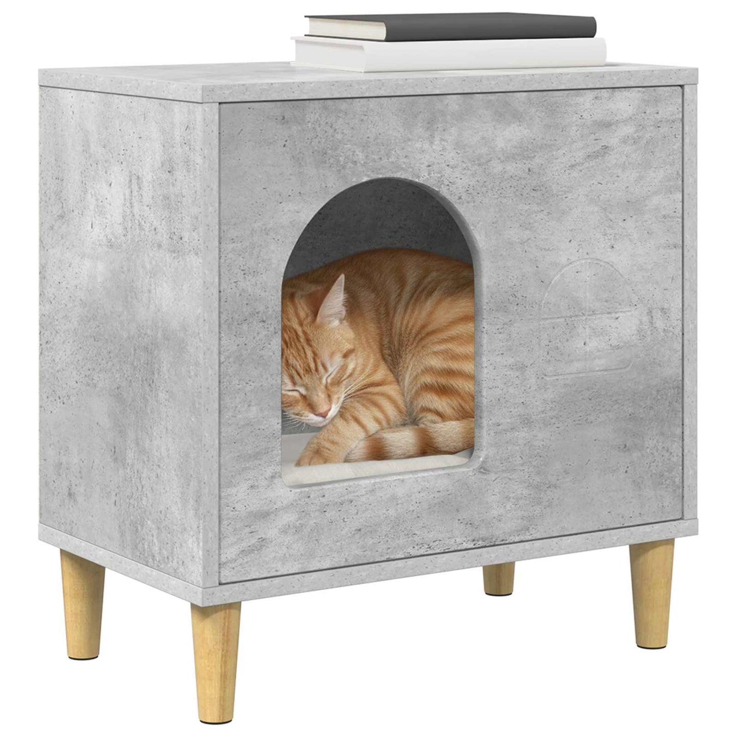 Cat House Concerte 51 x 30 x 52 cm Engineered Wood